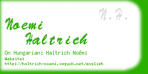 noemi haltrich business card